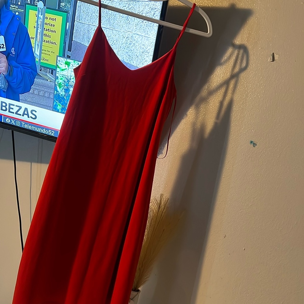 Red dress